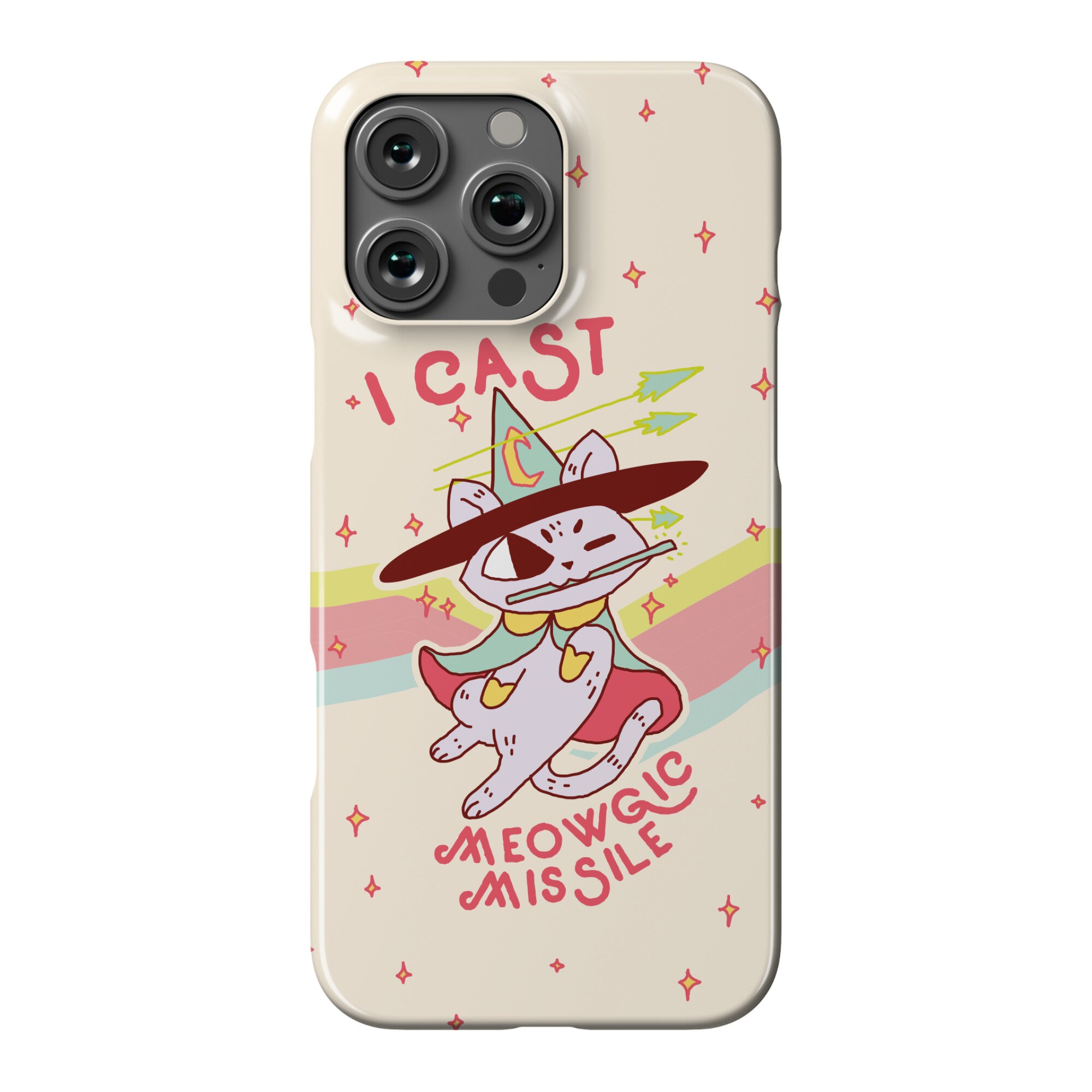 I Cast Meowgic Missile  Phone Case