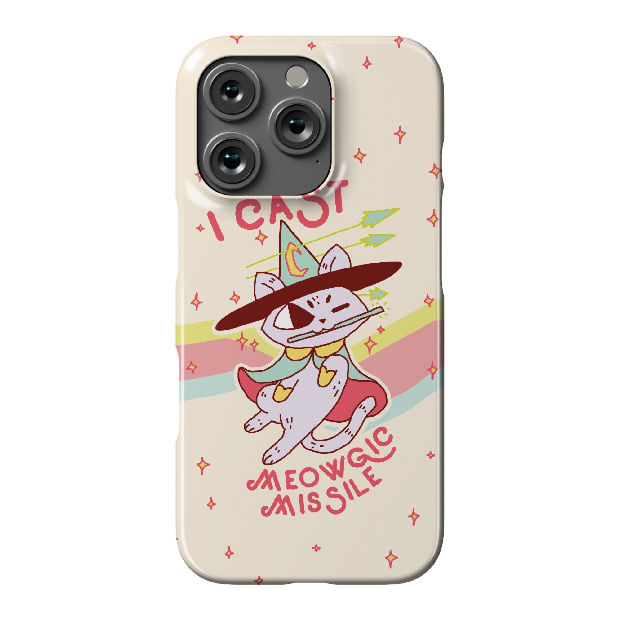 I Cast Meowgic Missile  Phone Case