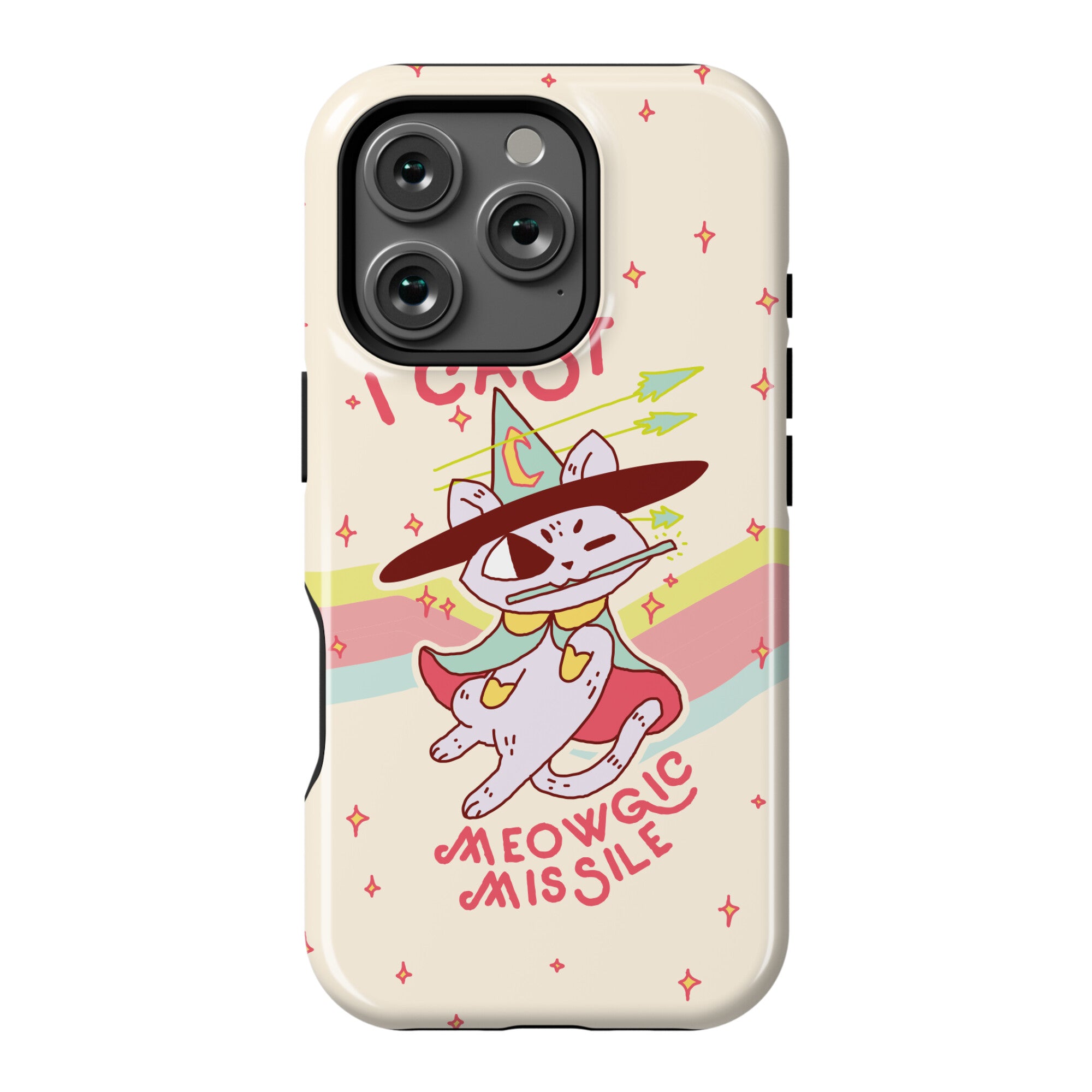 I Cast Meowgic Missile  Phone Case