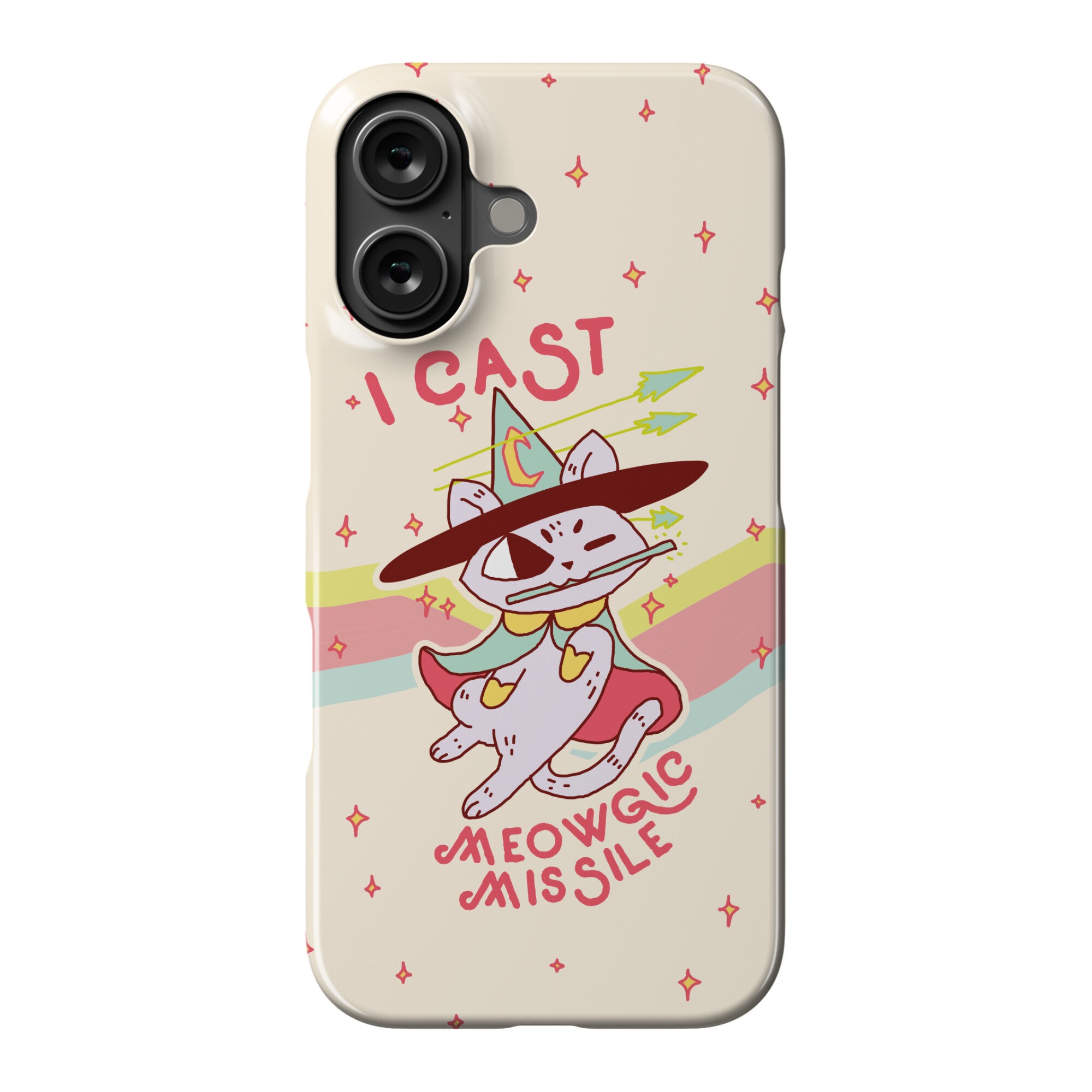 I Cast Meowgic Missile  Phone Case