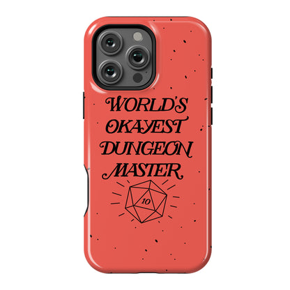 World's Okayest Dungeon Master Phone Case