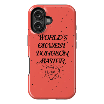 World's Okayest Dungeon Master Phone Case