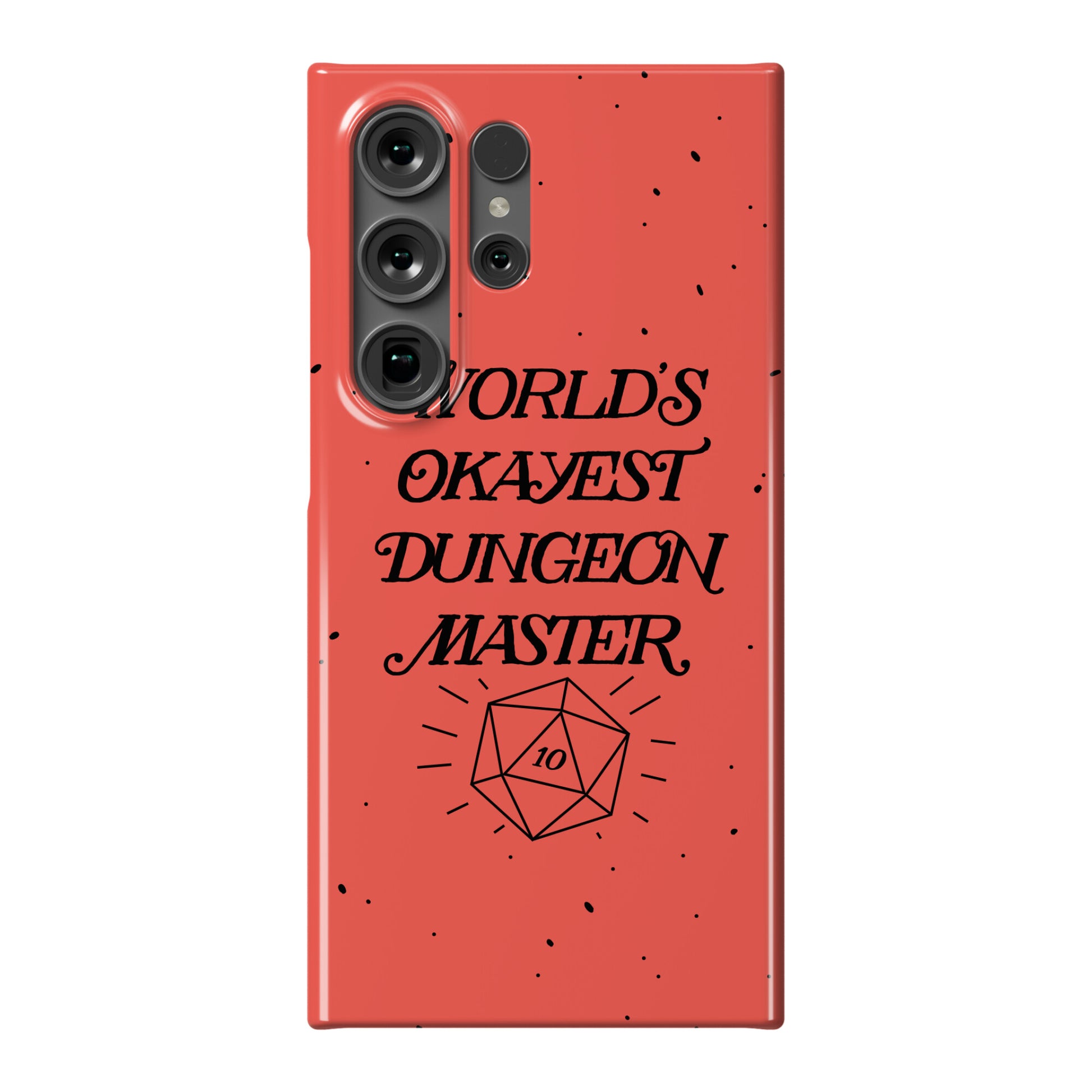 World's Okayest Dungeon Master Phone Case