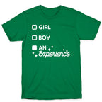 Girl, Boy, An Experience Checklist T-Shirt