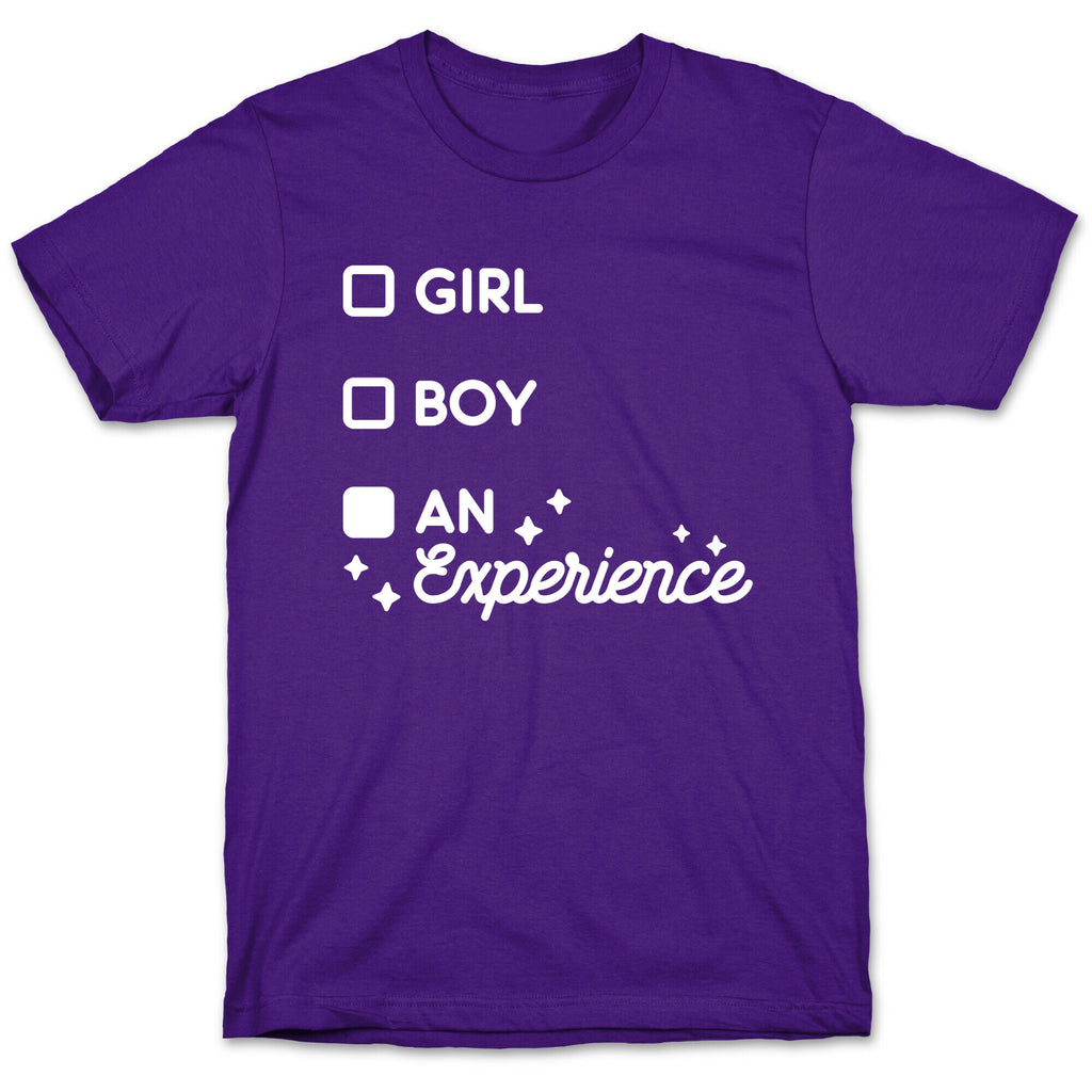 Girl, Boy, An Experience Checklist T-Shirt