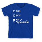 Girl, Boy, An Experience Checklist T-Shirt