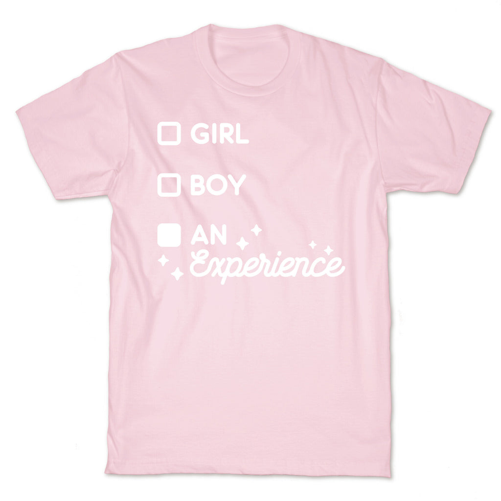 Girl, Boy, An Experience Checklist T-Shirt