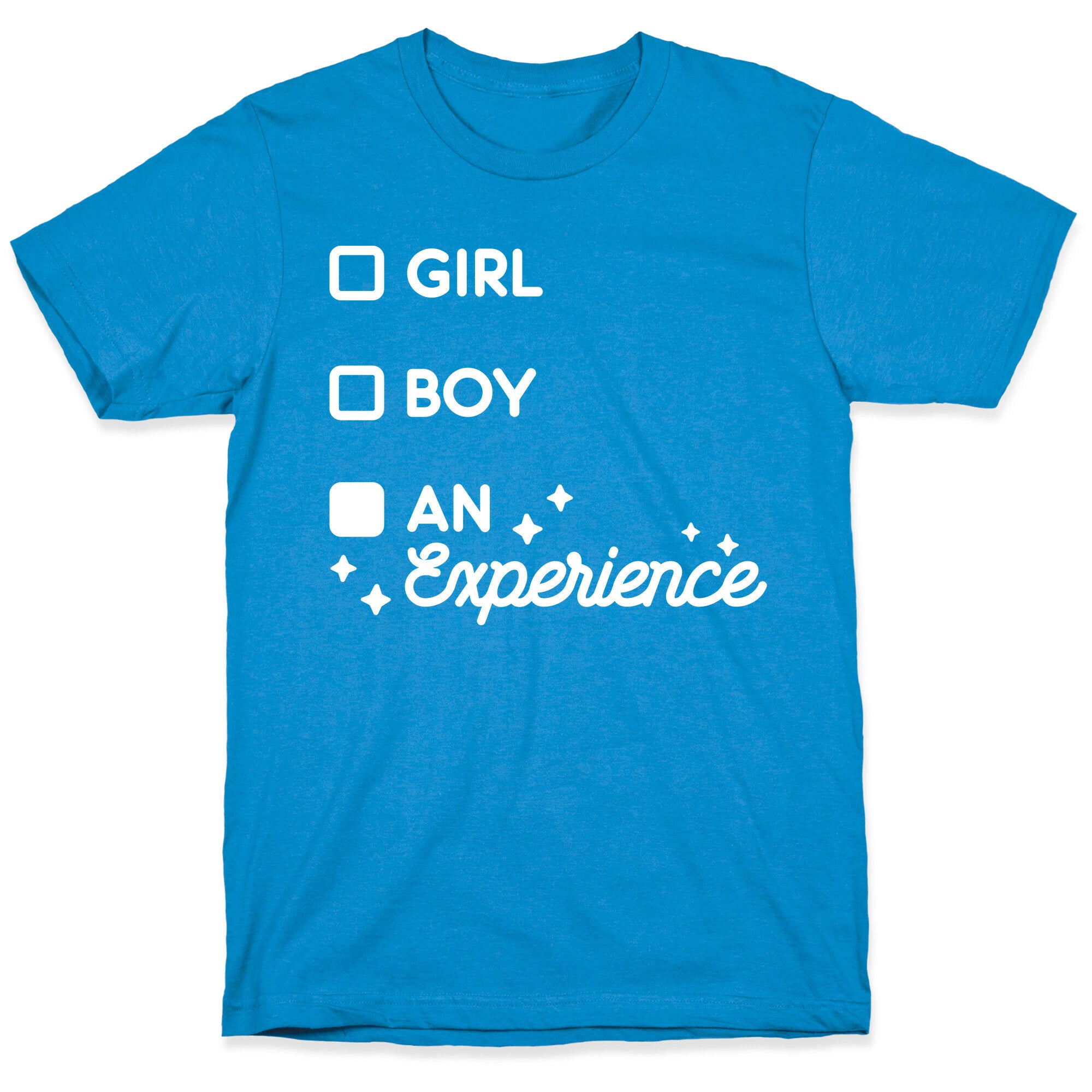 Girl, Boy, An Experience Checklist T-Shirt