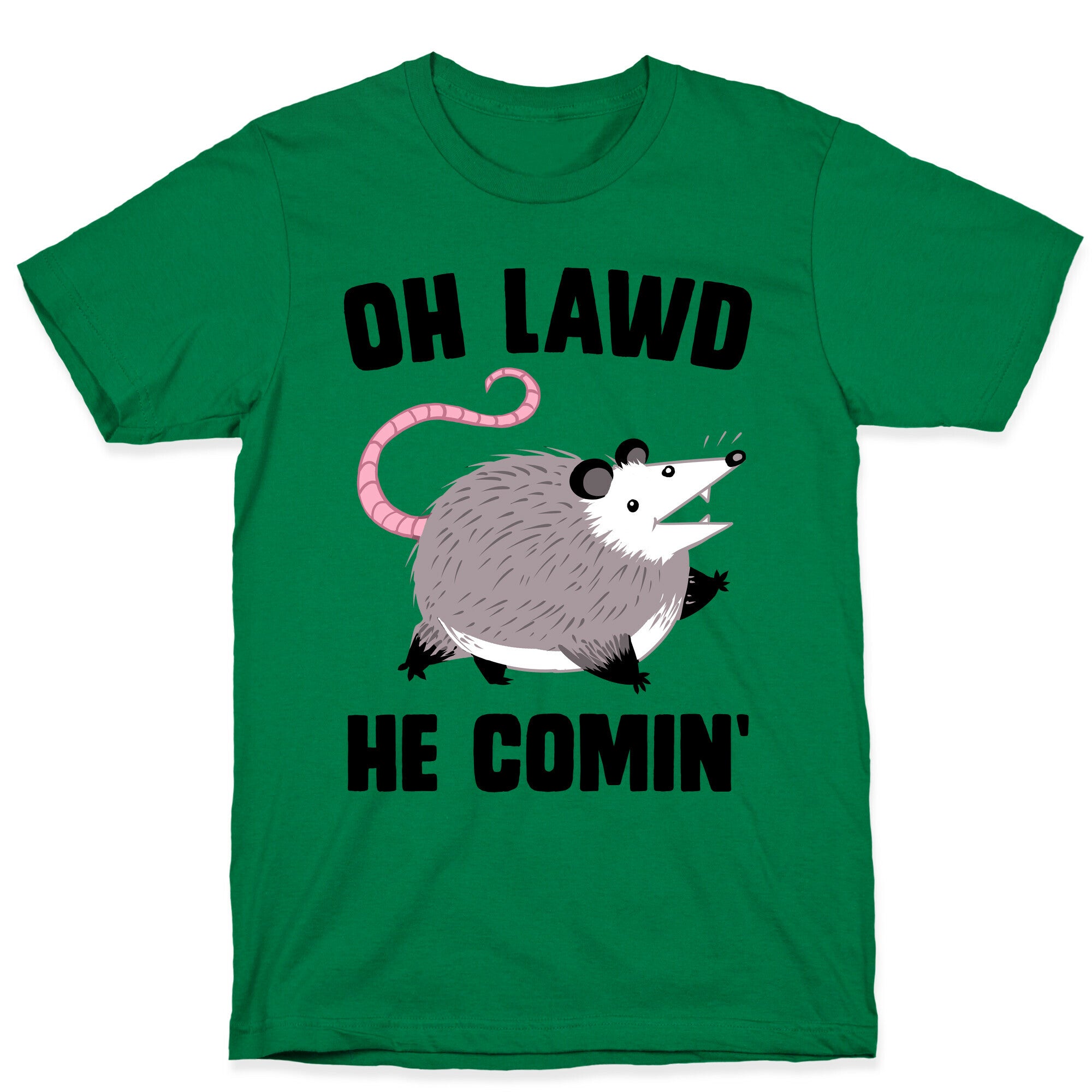Oh Lawd He Comin' Possum T-Shirt