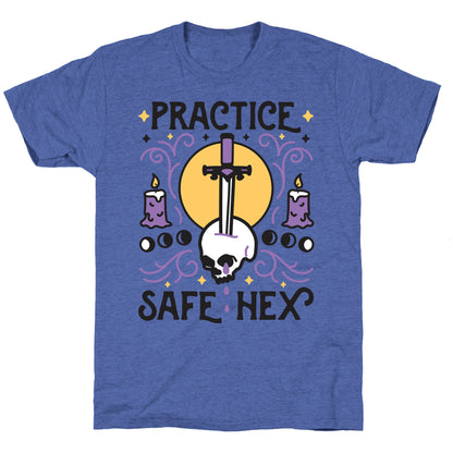 Practice Safe Hex Unisex Triblend Tee