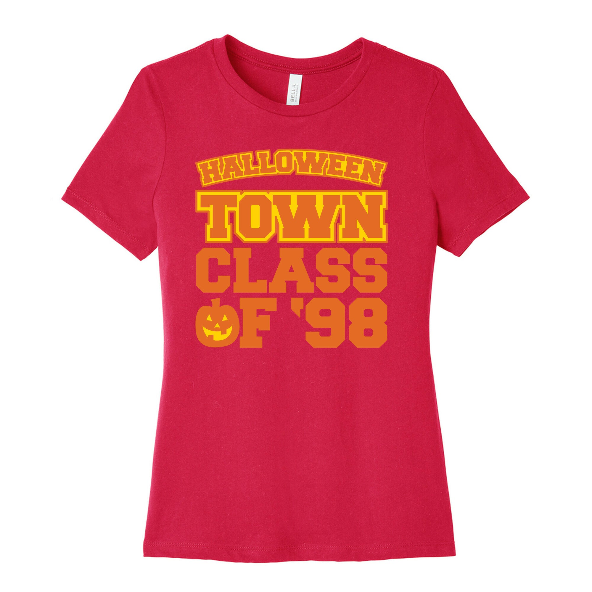 Halloween Town Class of '98 Parody White Print Women's Cotton Tee