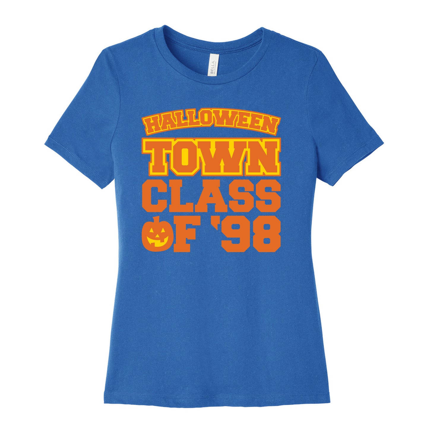 Halloween Town Class of '98 Parody White Print Women's Cotton Tee