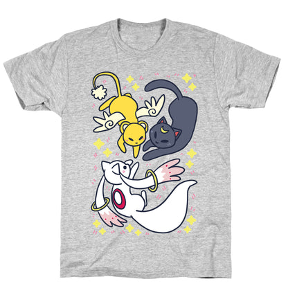 Magical Mascots - Luna, Kero and Kyubey T-Shirt