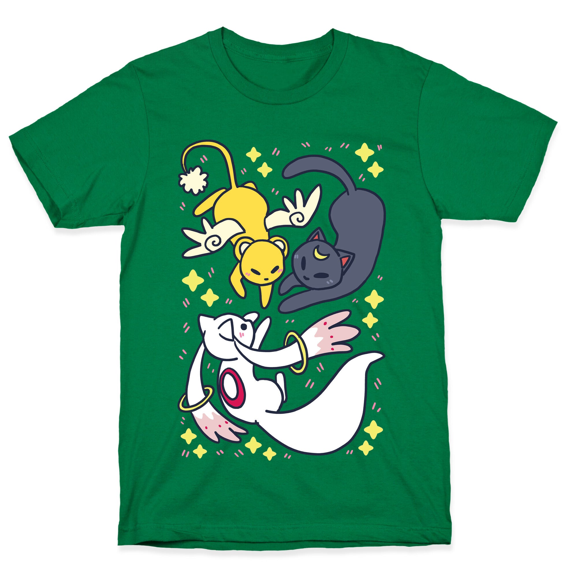 Magical Mascots - Luna, Kero and Kyubey T-Shirt