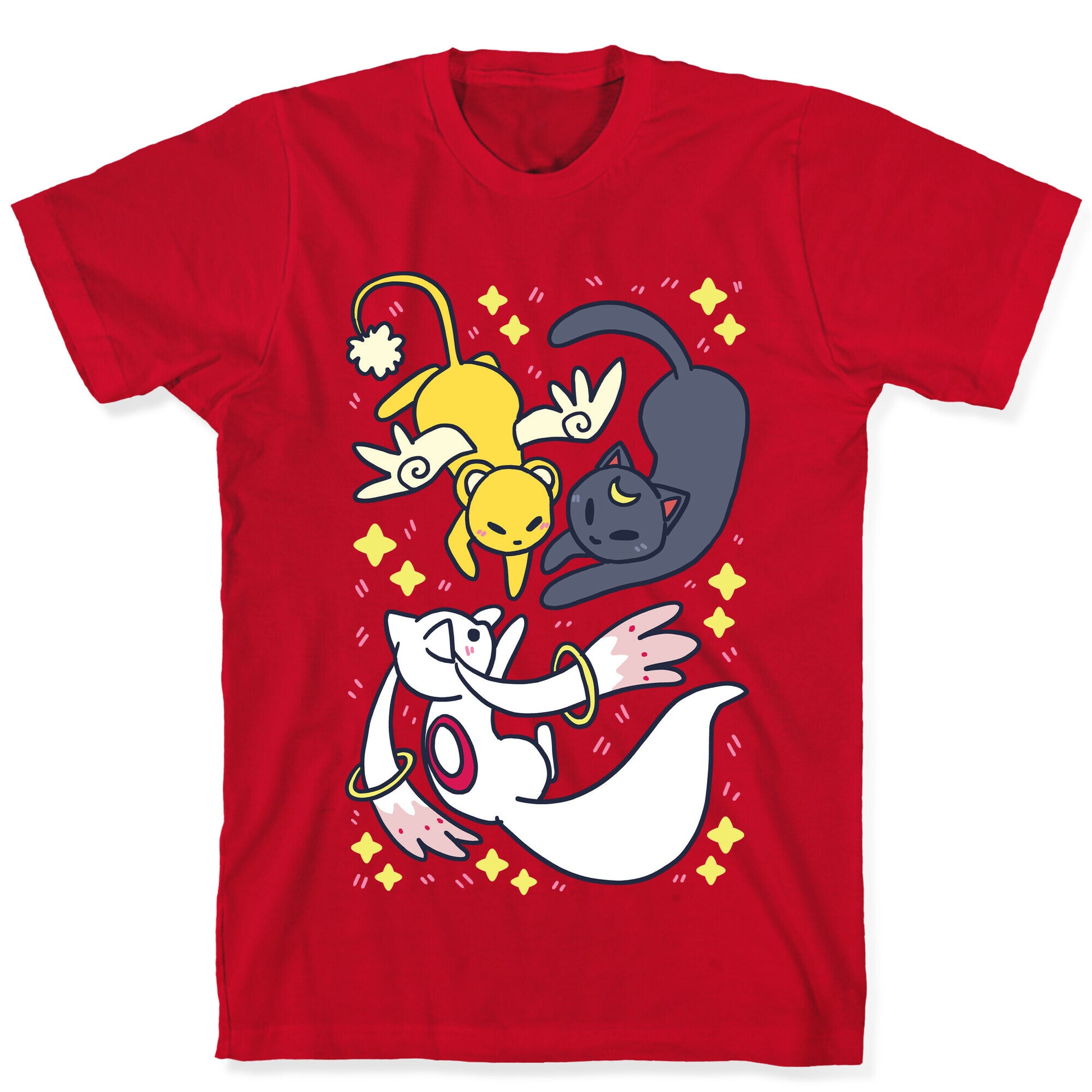 Magical Mascots - Luna, Kero and Kyubey T-Shirt