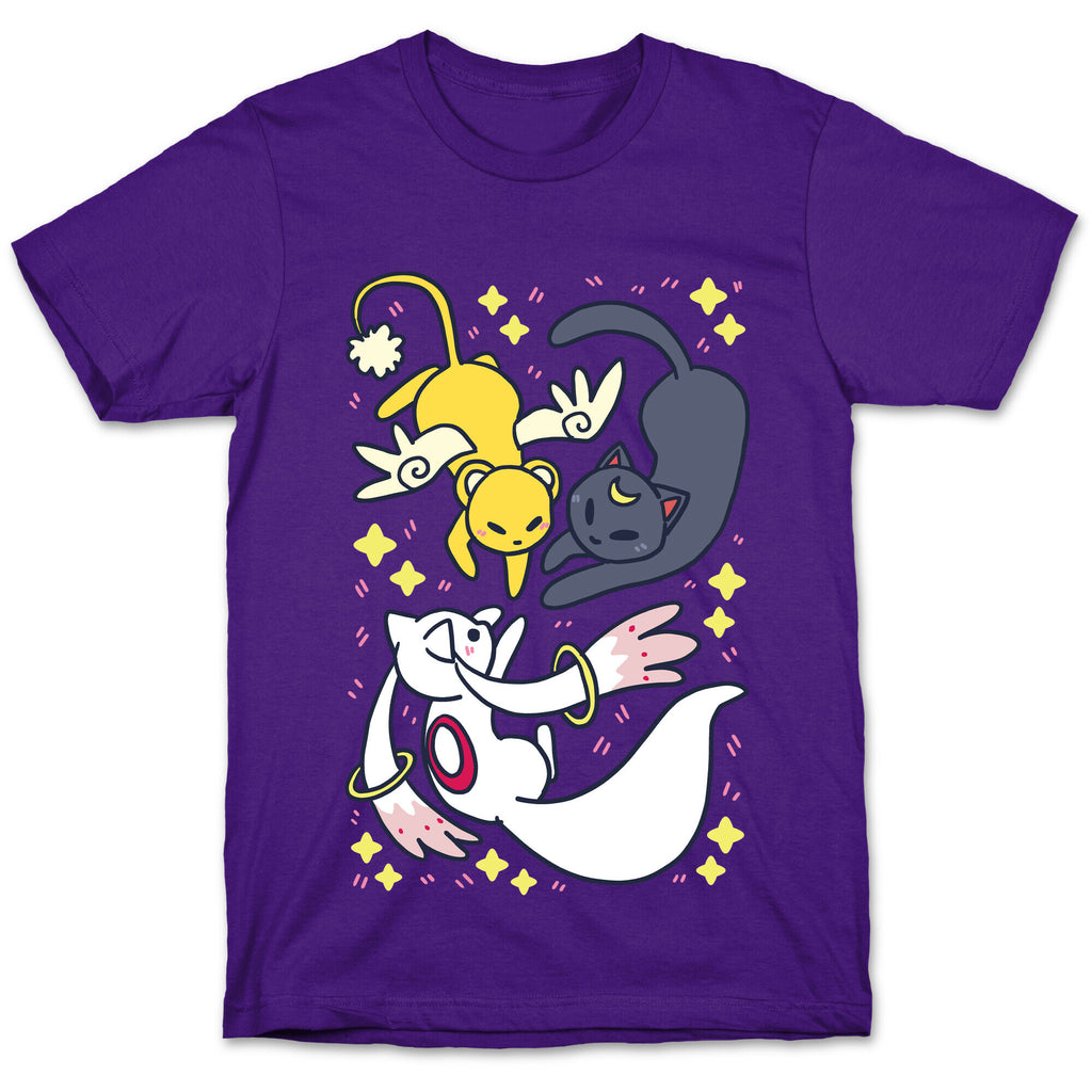 Magical Mascots - Luna, Kero and Kyubey T-Shirt