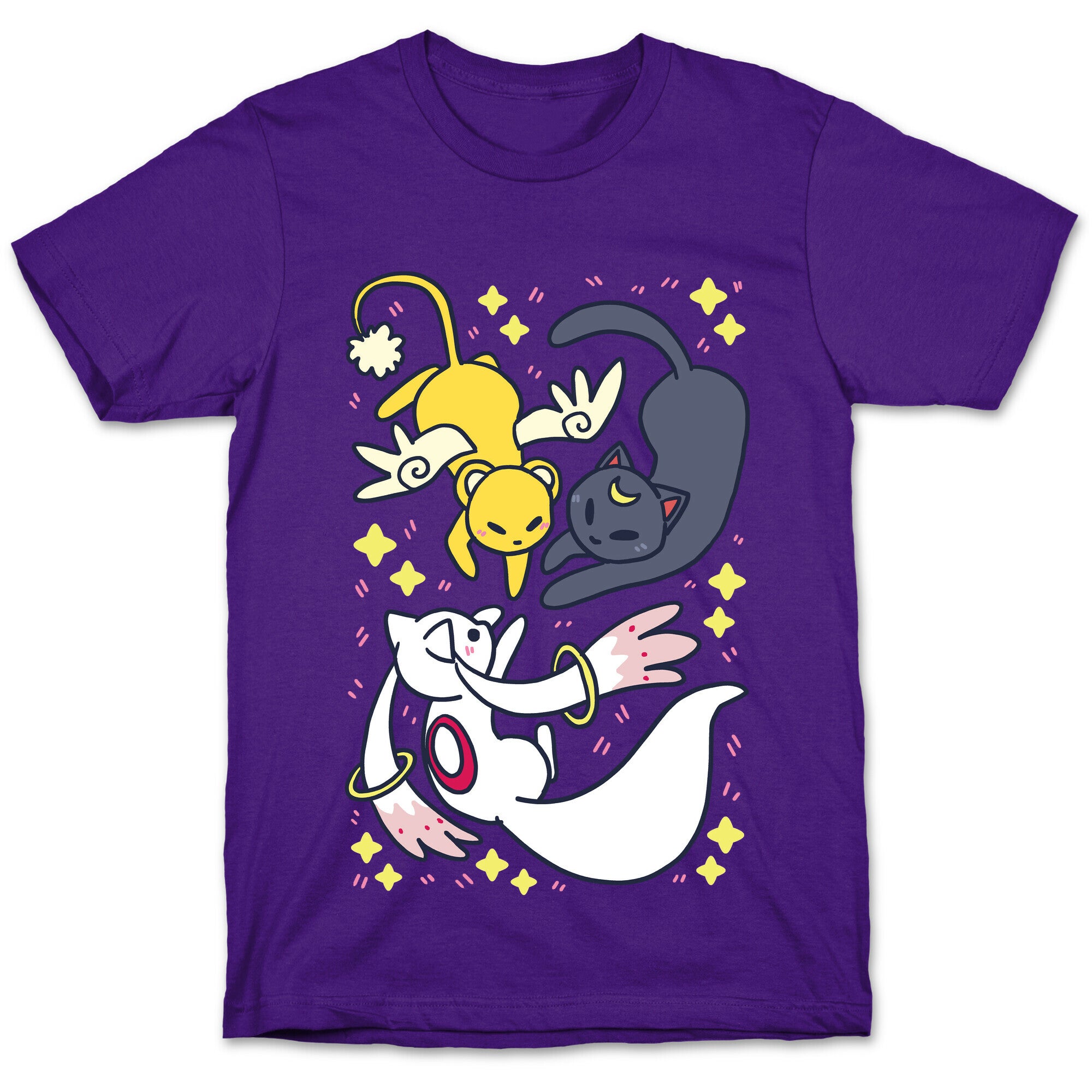 Magical Mascots - Luna, Kero and Kyubey T-Shirt