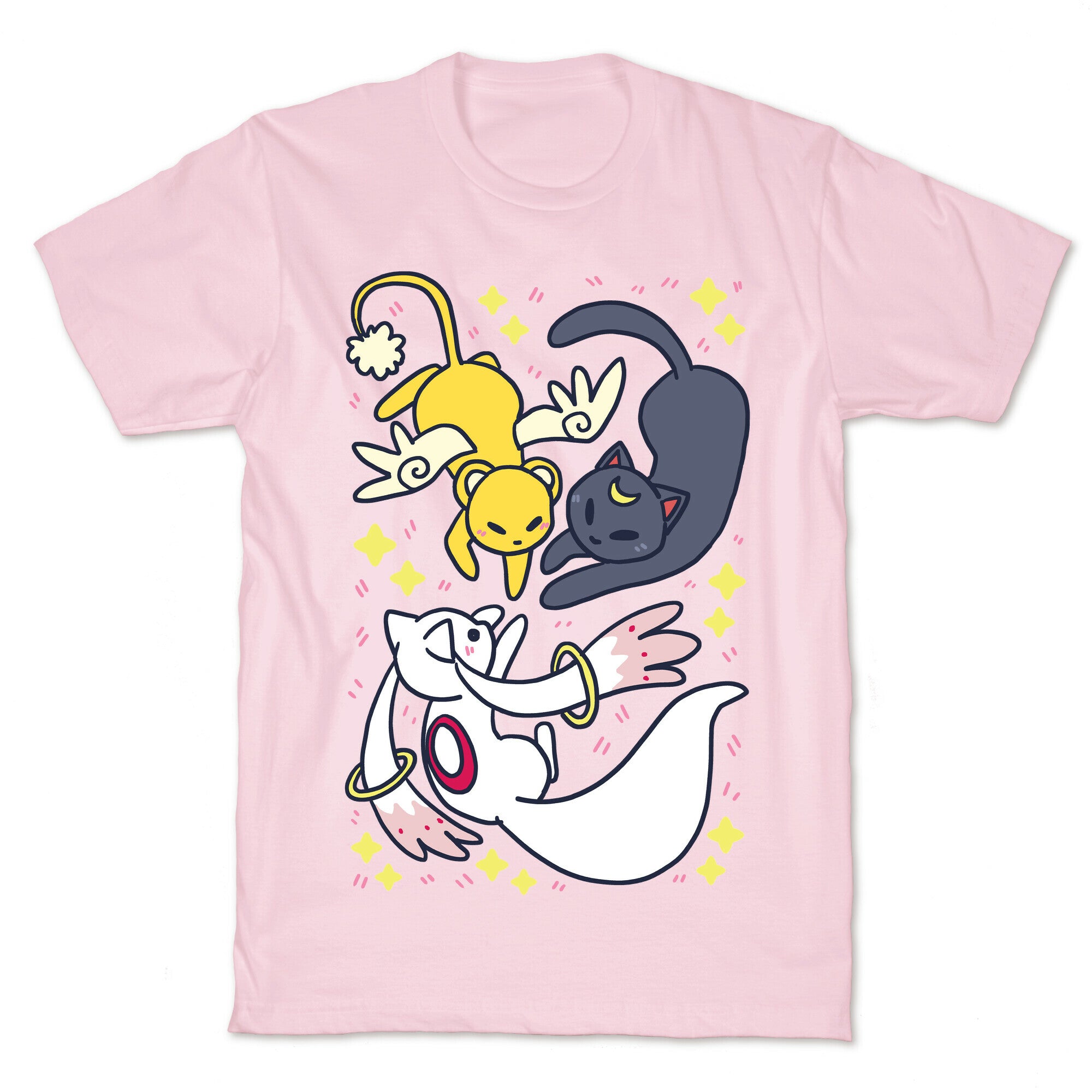 Magical Mascots - Luna, Kero and Kyubey T-Shirt