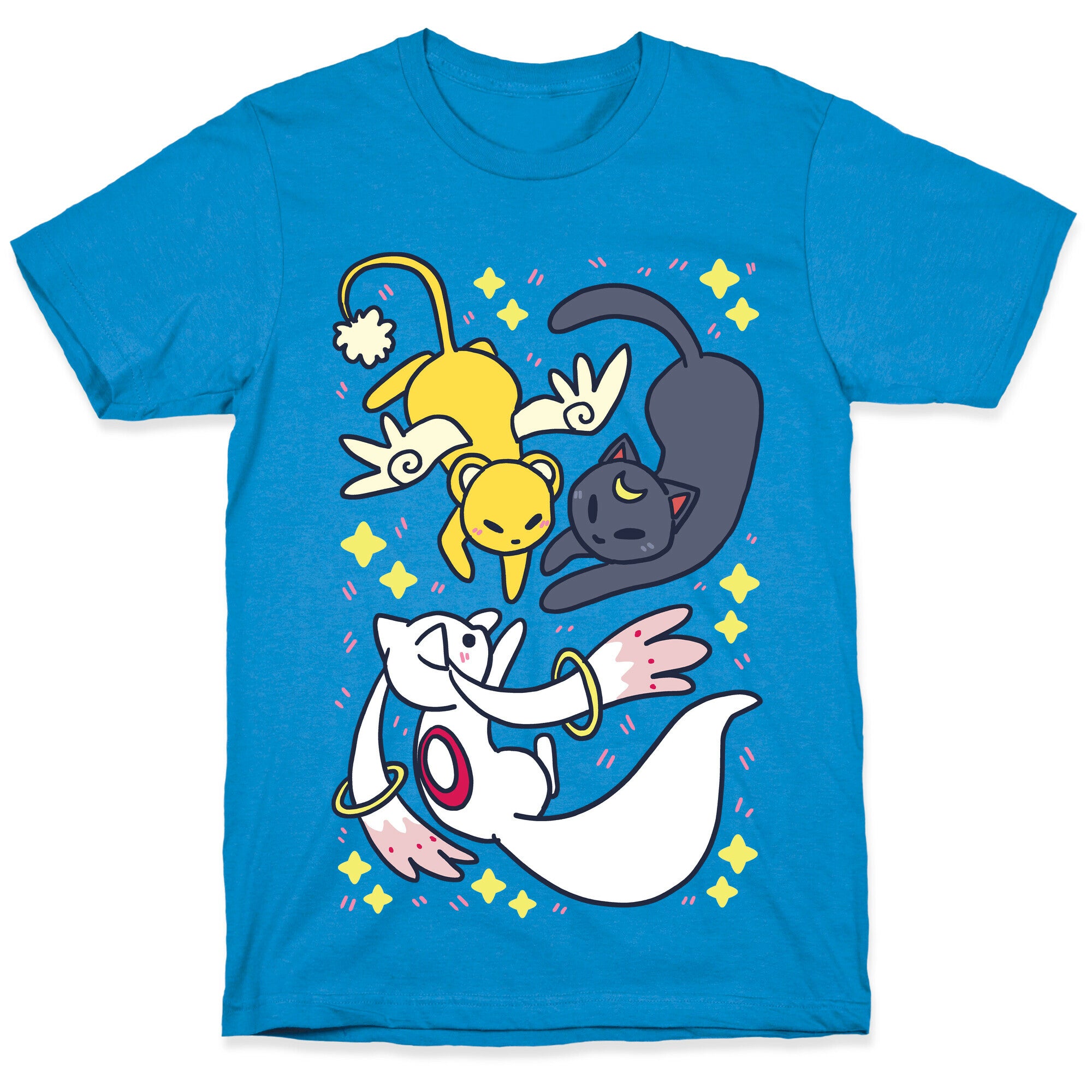 Magical Mascots - Luna, Kero and Kyubey T-Shirt