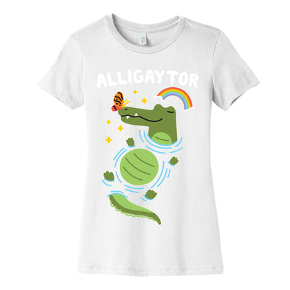 Alligaytor (Gay Alligator) Women's Cotton Tee