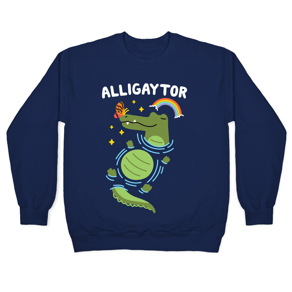 Alligaytor (Gay Alligator) Crewneck Sweatshirt