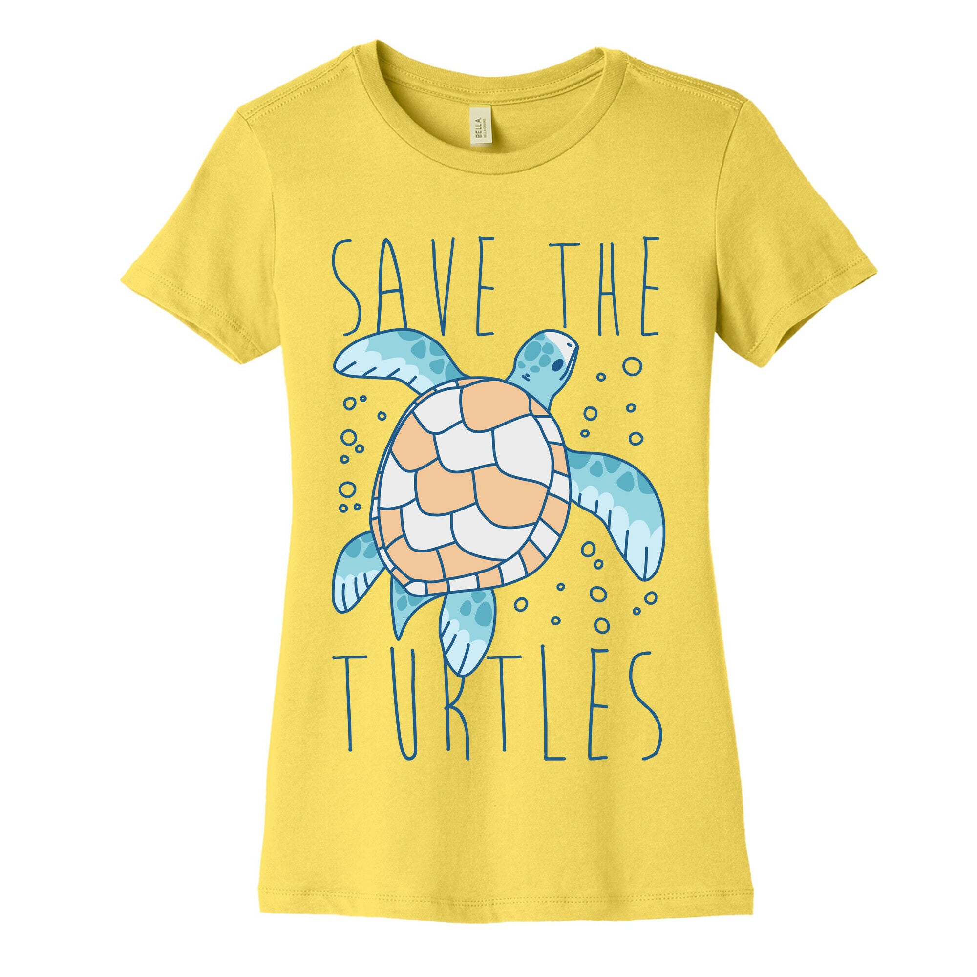 Save the Turtles Women's Cotton Tee