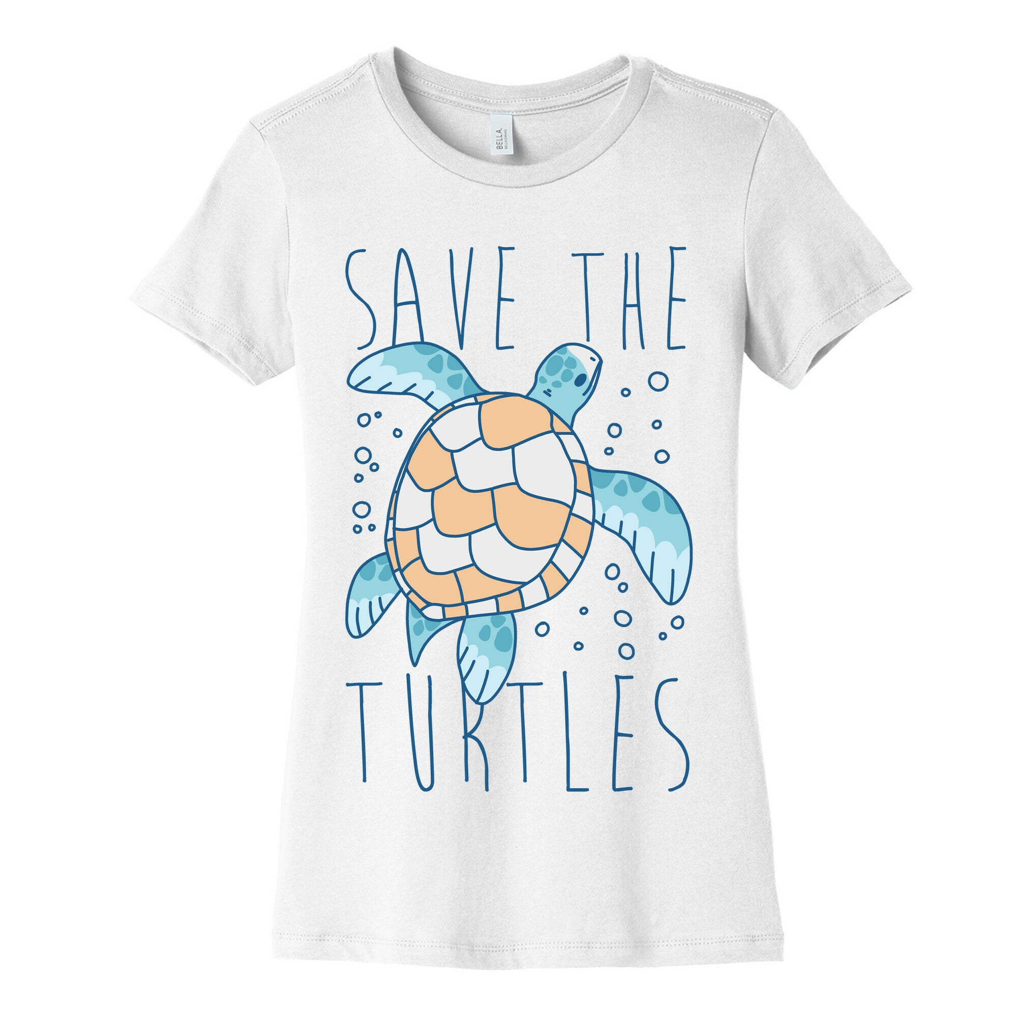 Save the Turtles Women's Cotton Tee