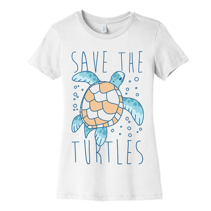 Save the Turtles Women's Cotton Tee