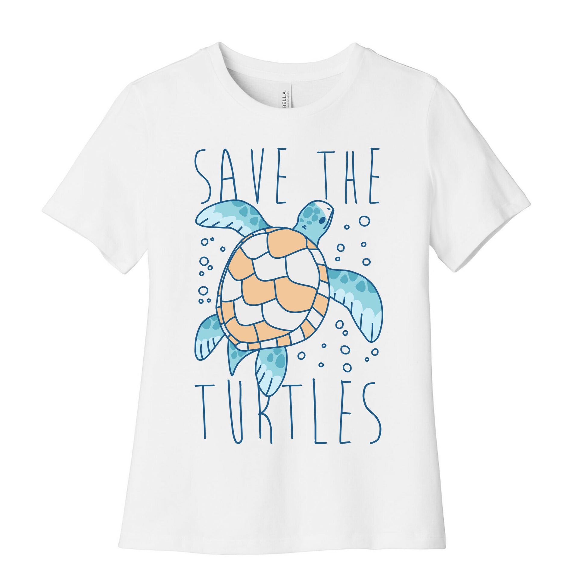 Save the Turtles Women's Cotton Tee