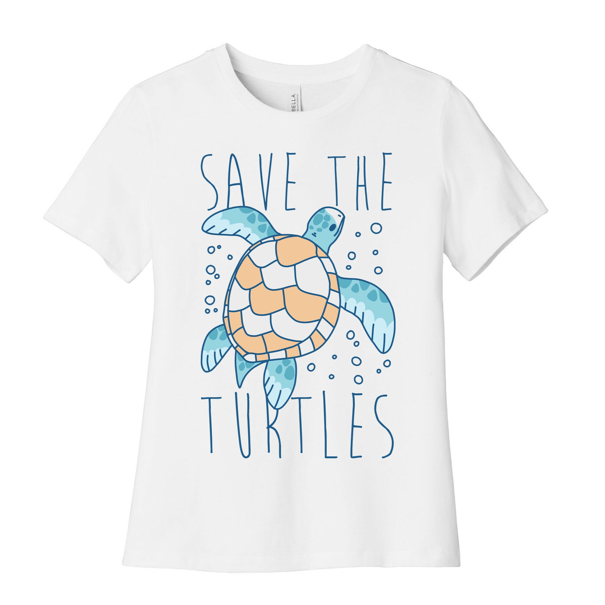 Save the Turtles Women's Cotton Tee