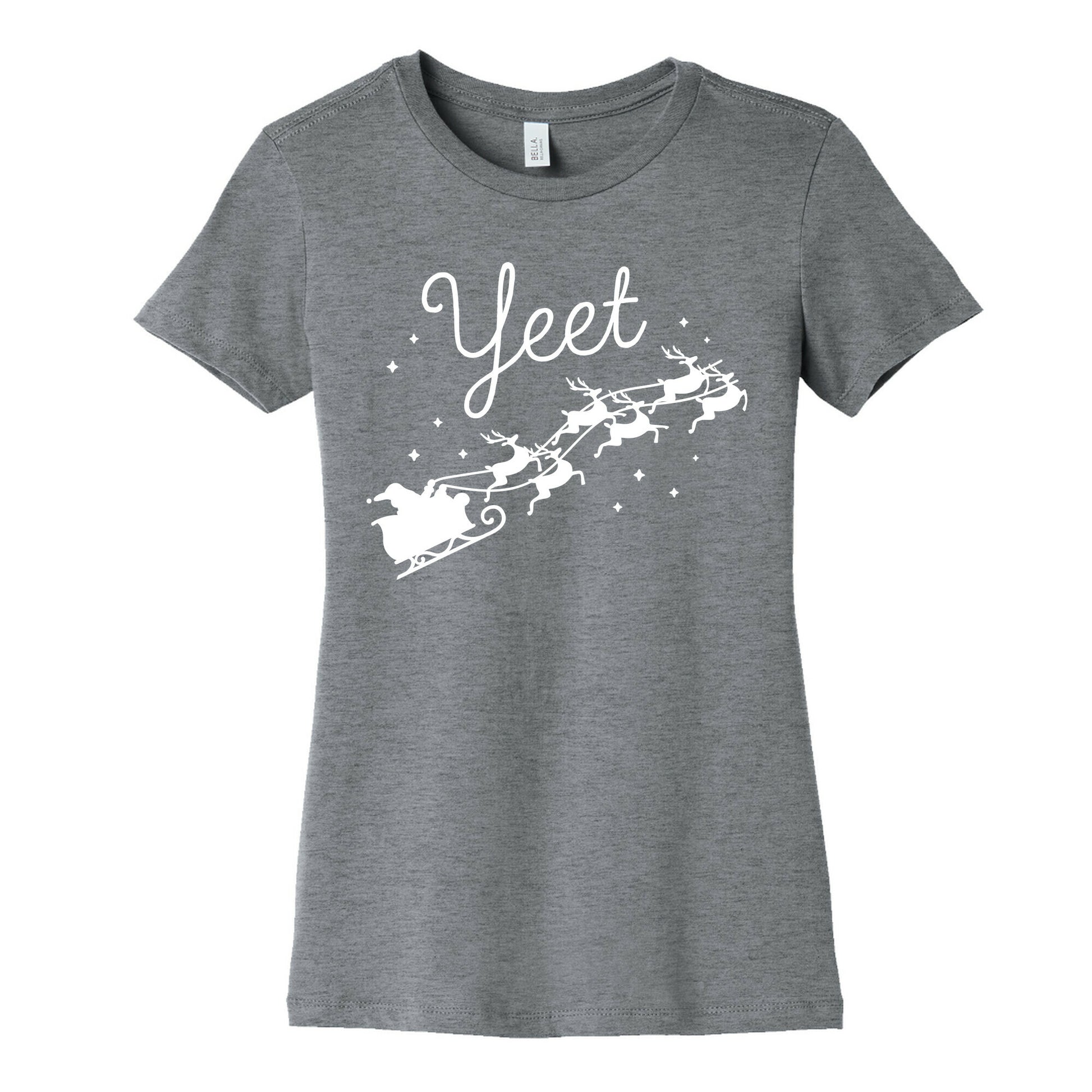 Yeet Santa Sleigh Women's Cotton Tee