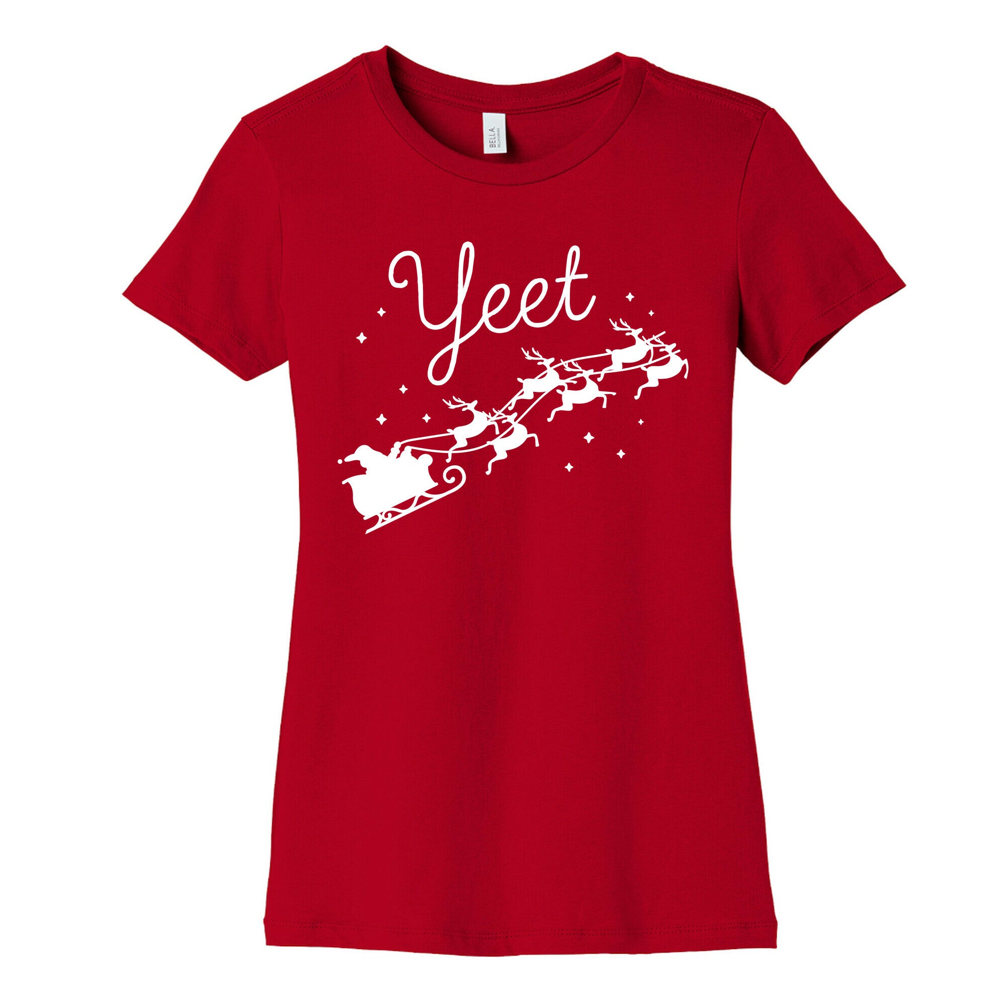Yeet Santa Sleigh Women's Cotton Tee