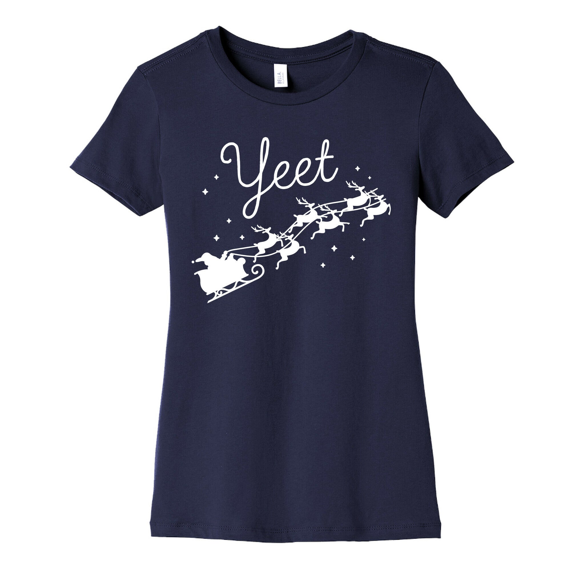 Yeet Santa Sleigh Women's Cotton Tee
