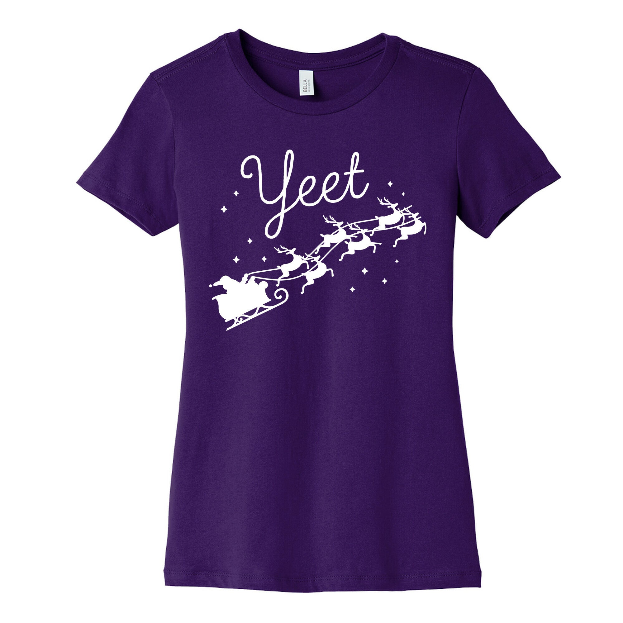 Yeet Santa Sleigh Women's Cotton Tee
