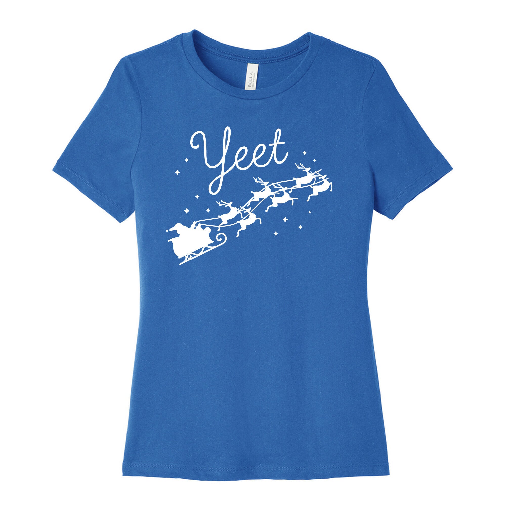 Yeet Santa Sleigh Women's Cotton Tee