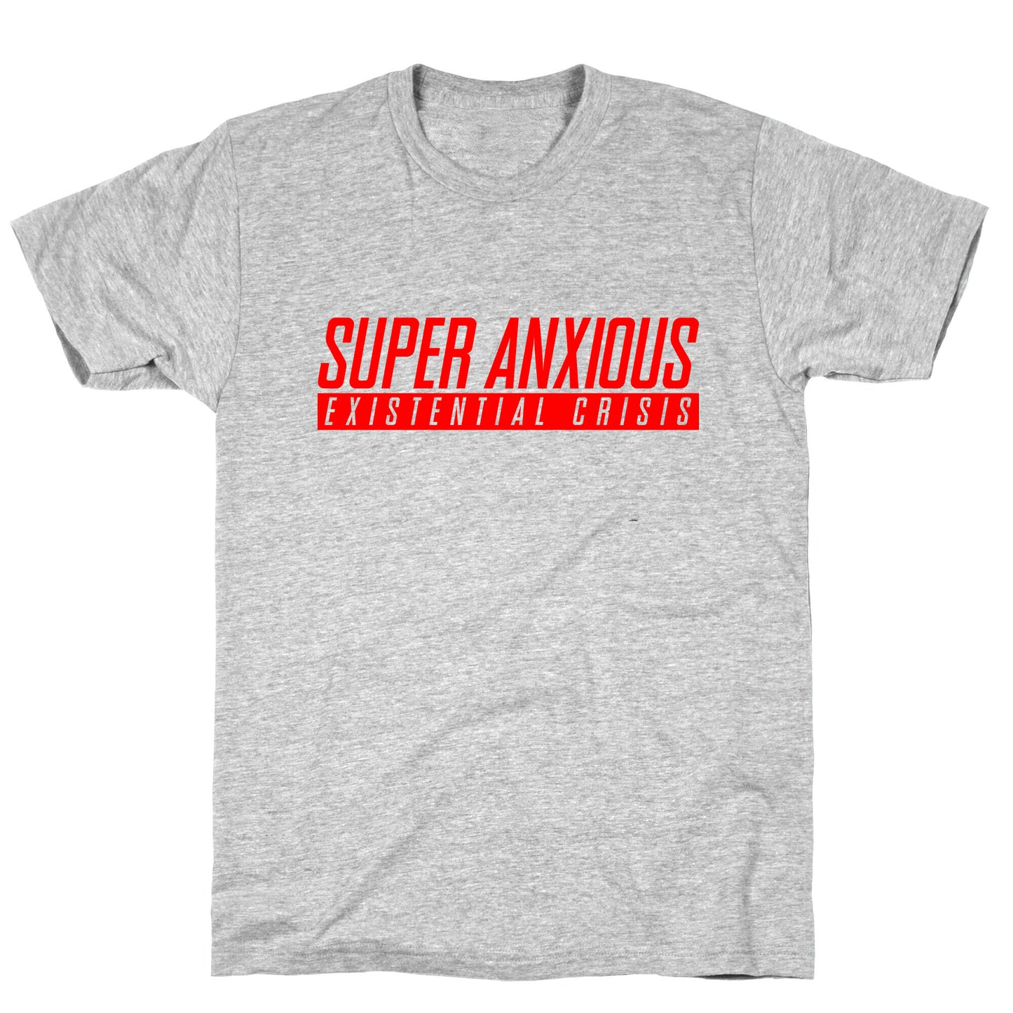 Super Anxious Existential Crisis SNES Parody T-Shirt