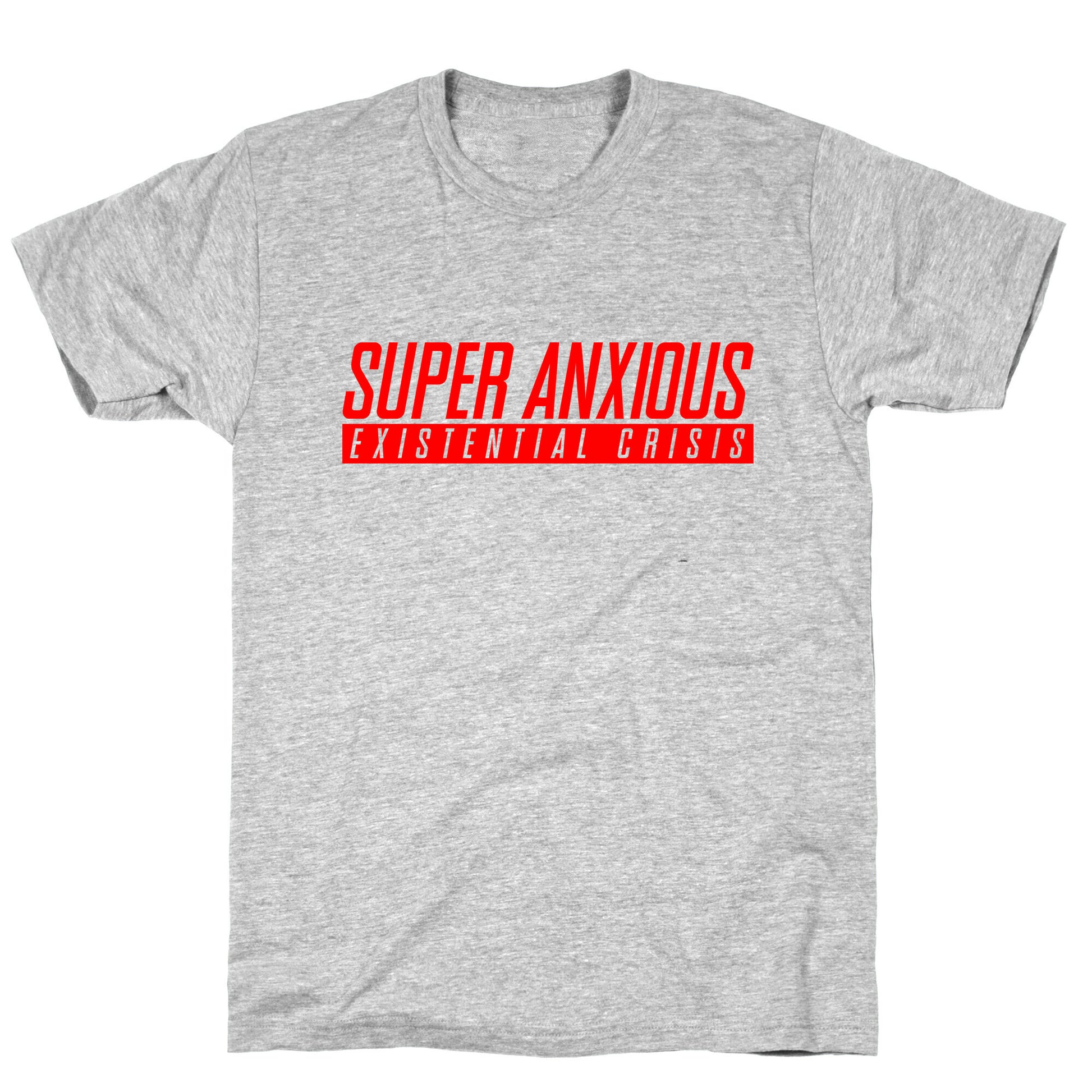Super Anxious Existential Crisis SNES Parody T-Shirt