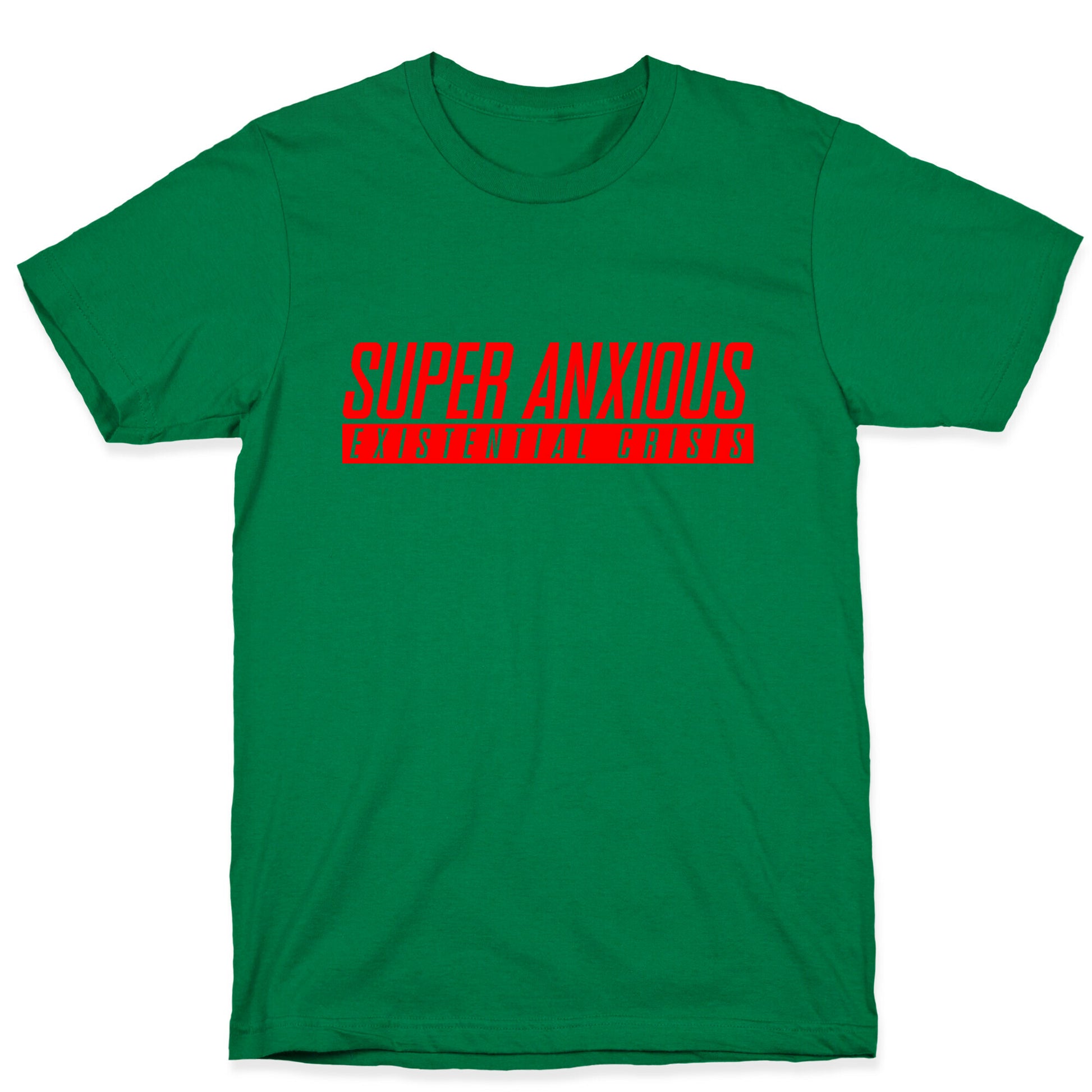 Super Anxious Existential Crisis SNES Parody T-Shirt