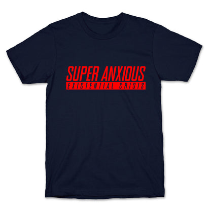 Super Anxious Existential Crisis SNES Parody T-Shirt