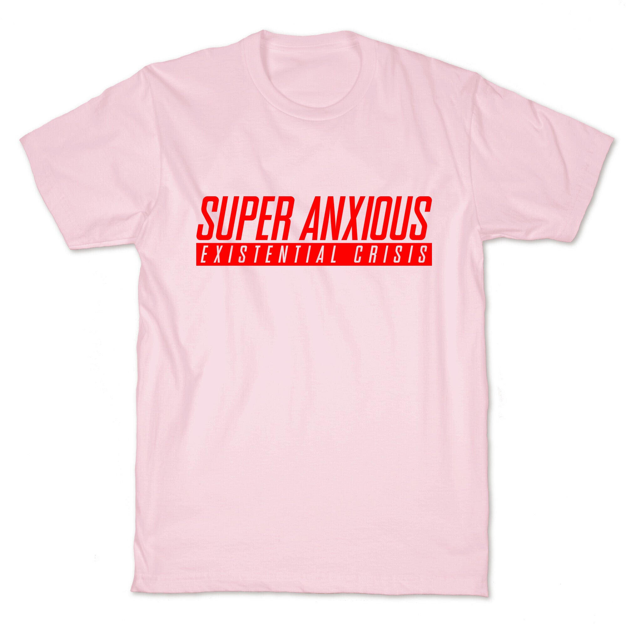 Super Anxious Existential Crisis SNES Parody T-Shirt