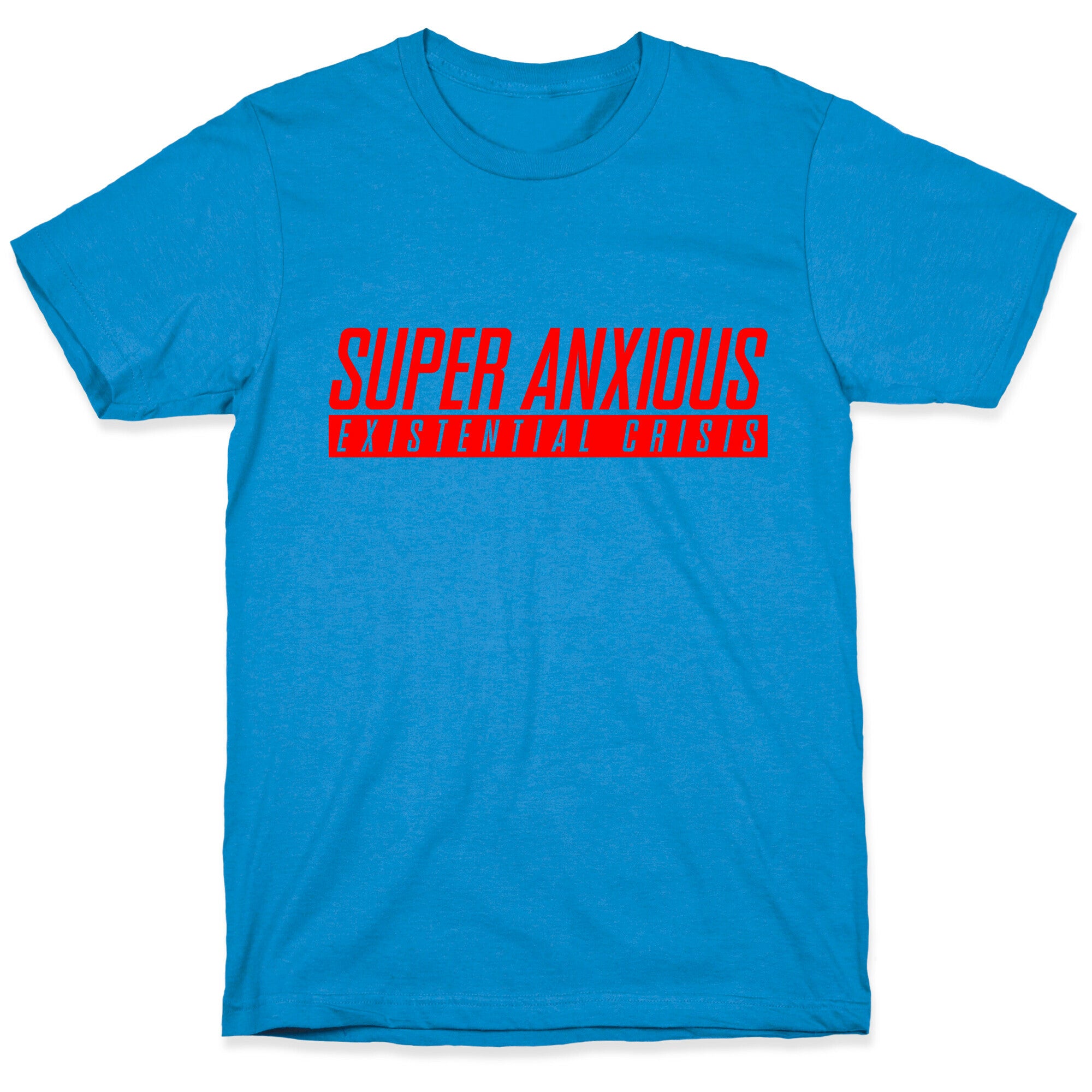 Super Anxious Existential Crisis SNES Parody T-Shirt