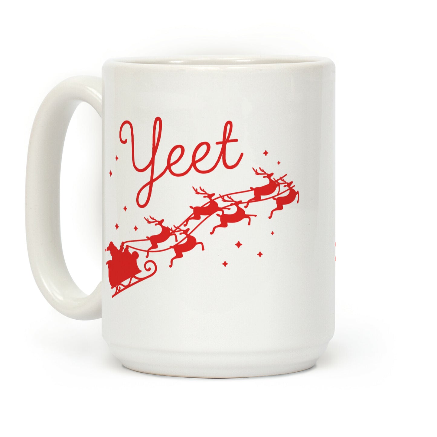 Yeet Santa Sleigh Coffee Mug