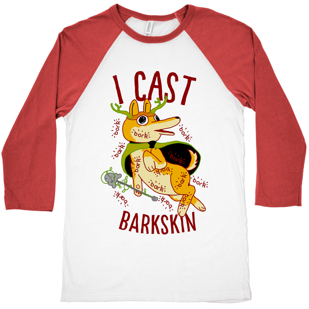 I Cast Barkskin Baseball Tee