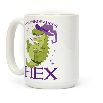 Tyrannosaurs Hex Coffee Mug