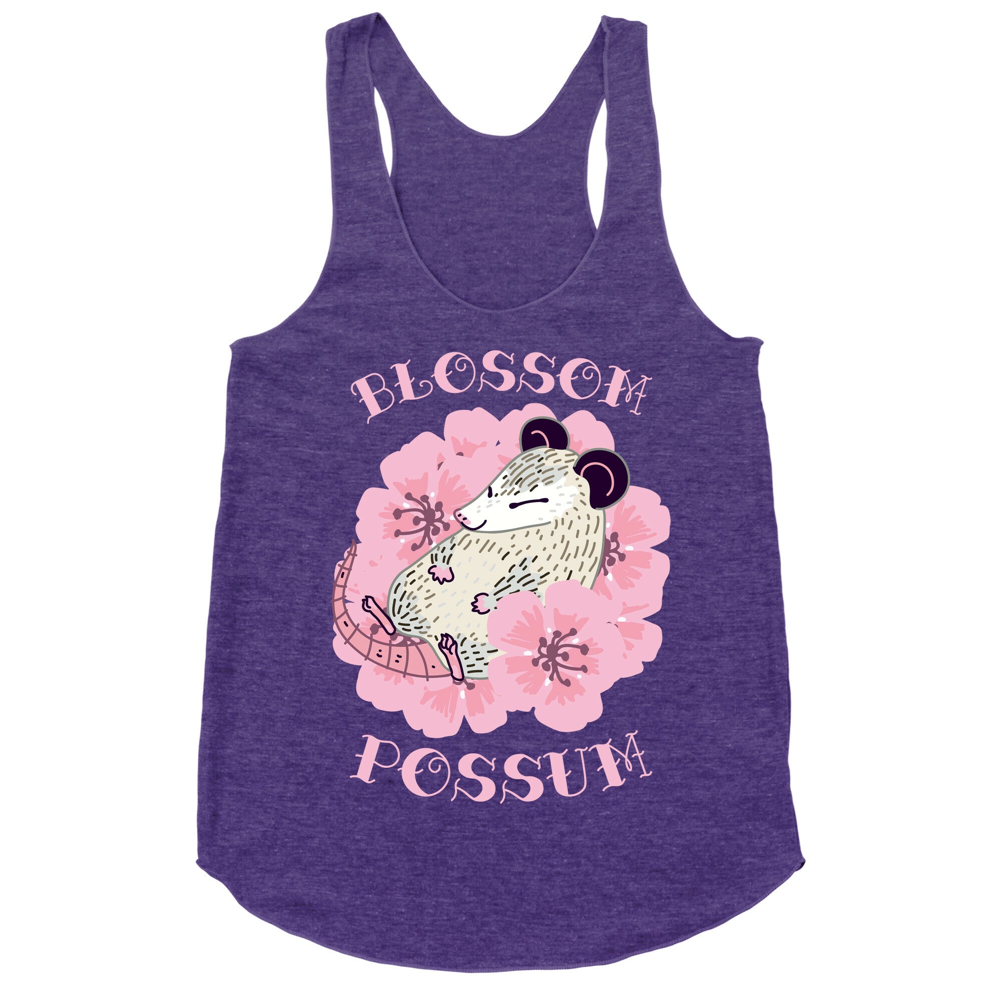 Blossom Possum Racerback Tank