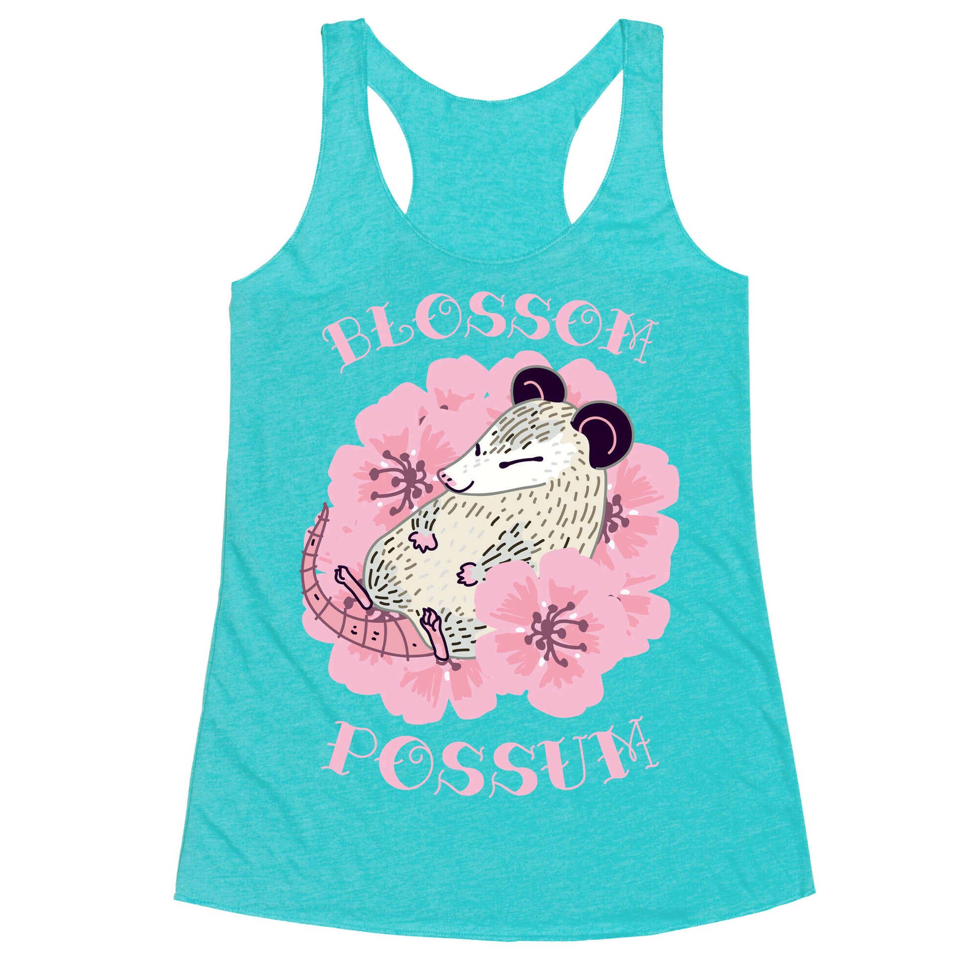 Blossom Possum Racerback Tank