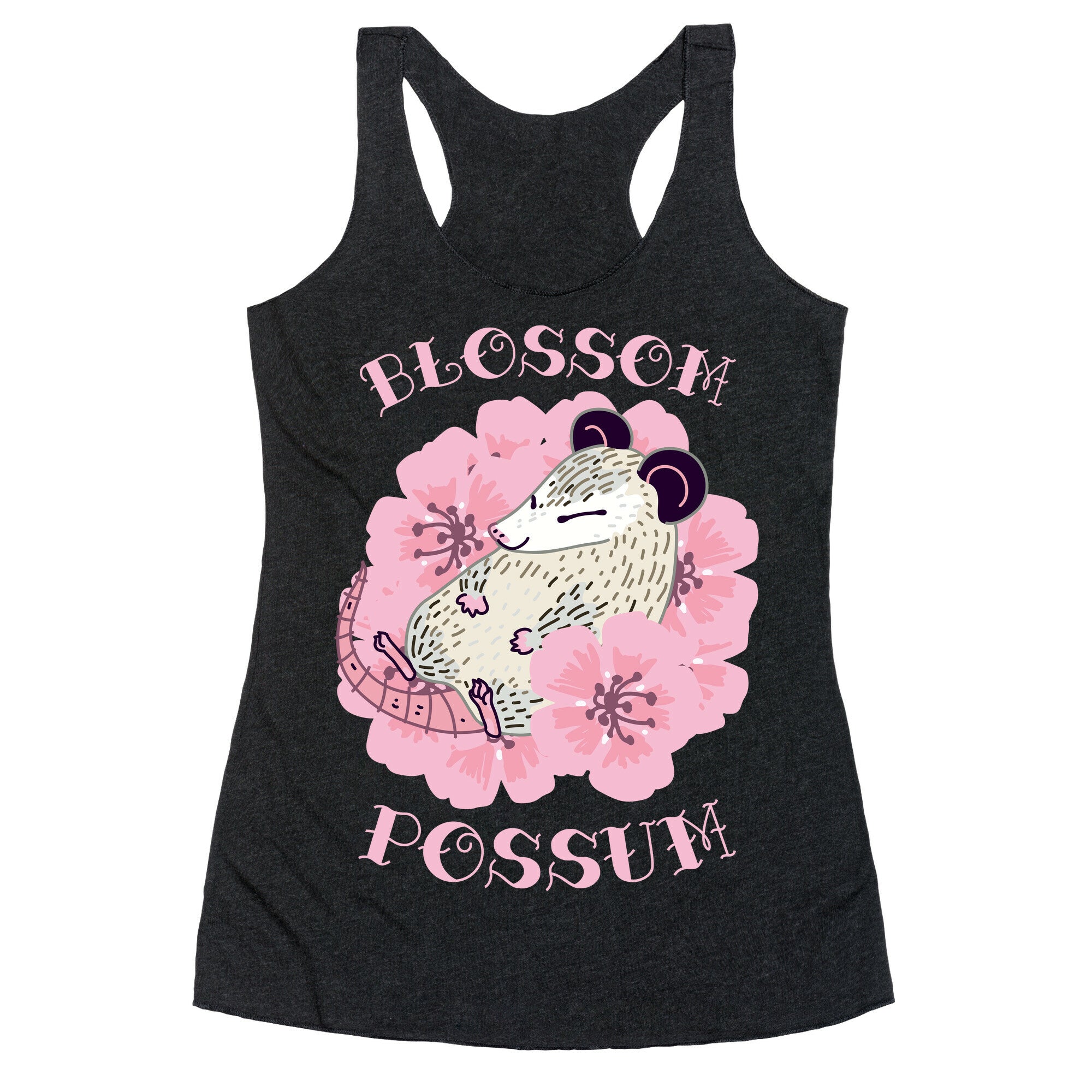 Blossom Possum Racerback Tank