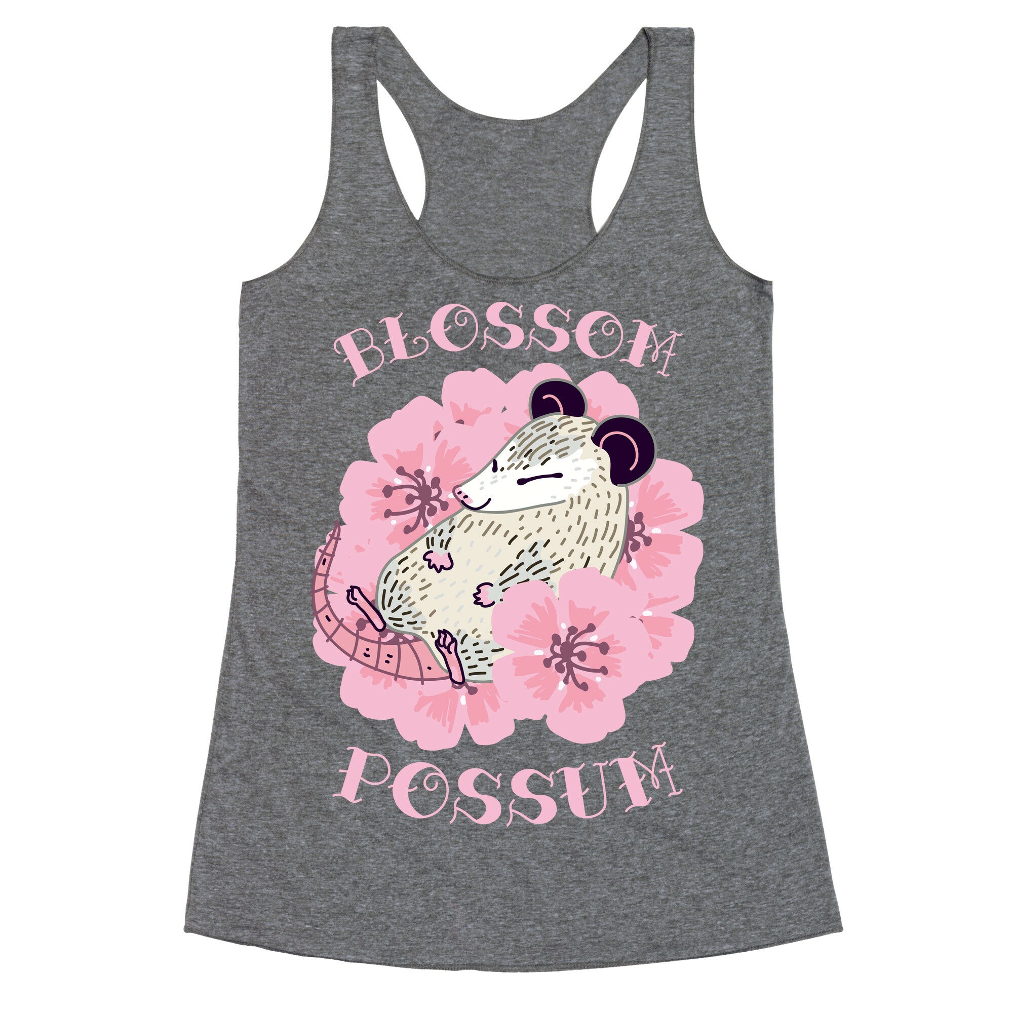 Blossom Possum Racerback Tank