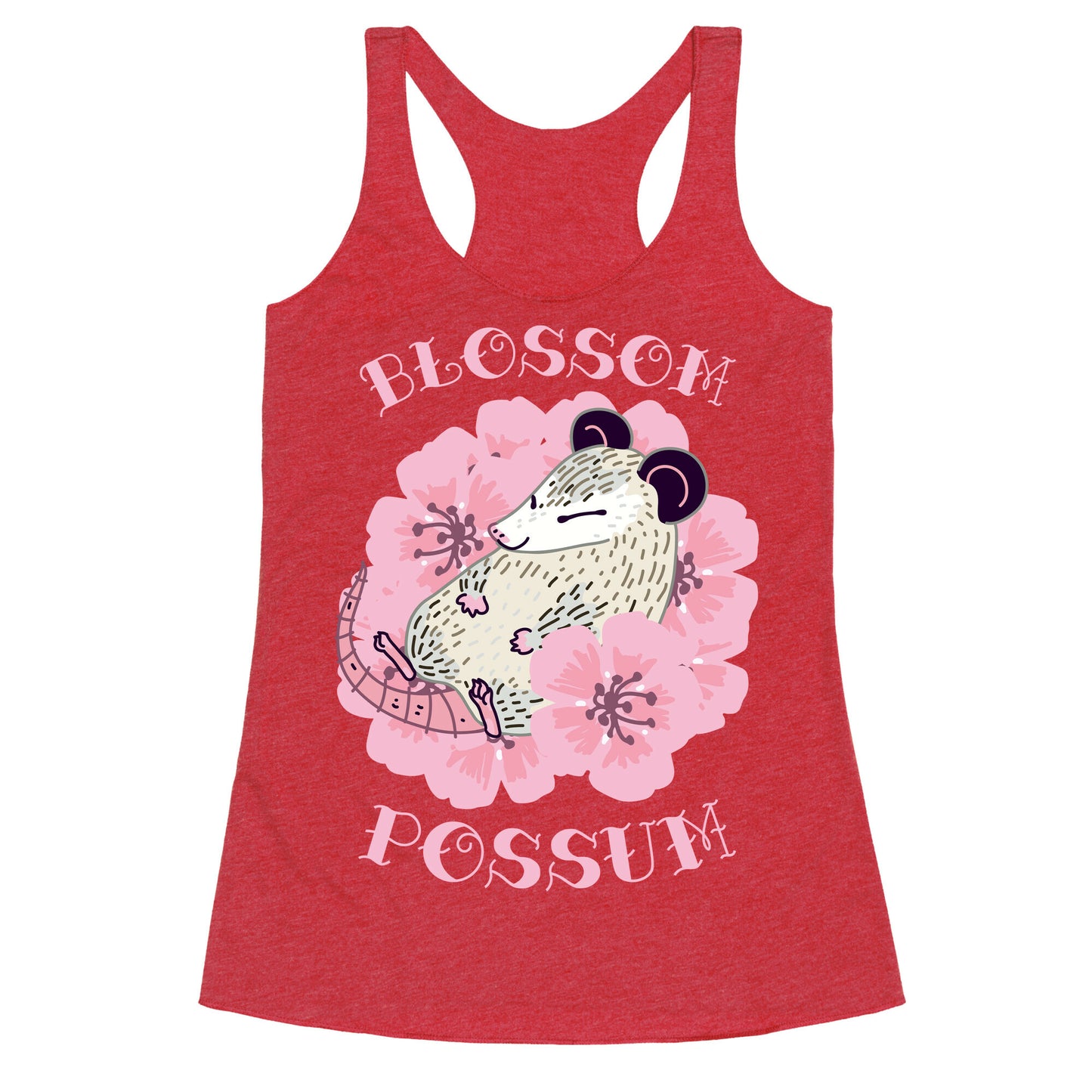 Blossom Possum Racerback Tank