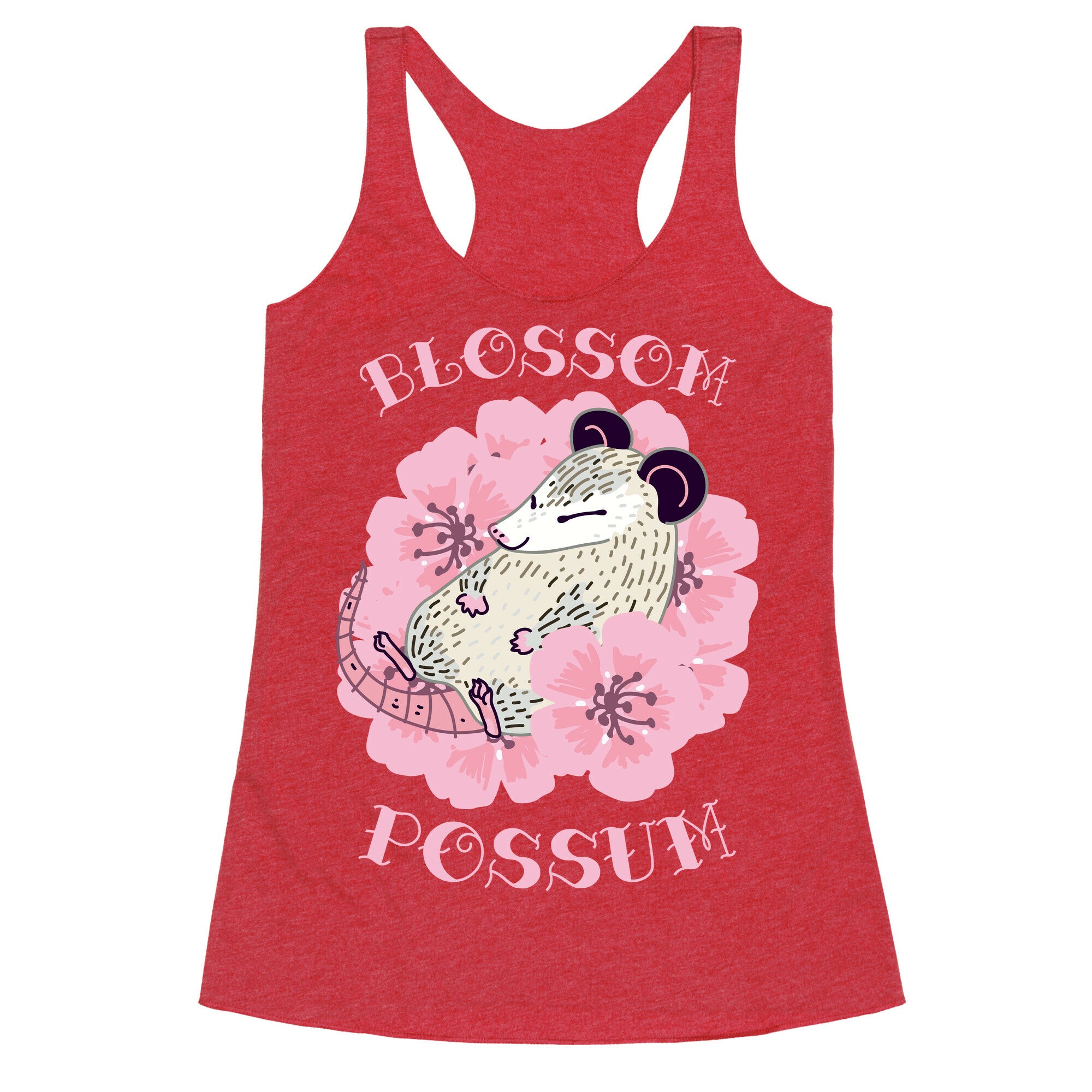 Blossom Possum Racerback Tank